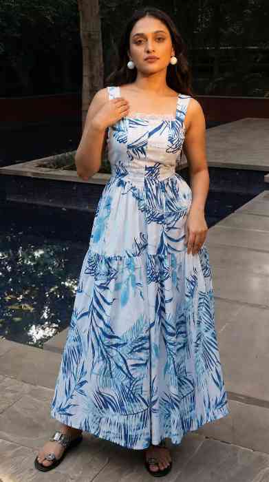GRECIILOOKS One Piece Dress for Women Long | Comfortable Maxi Stylish Frocks Rayon Dresses